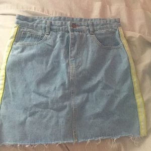 Jean skirt